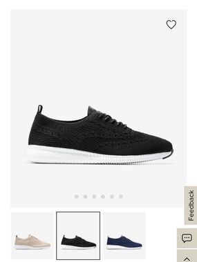 Women’s Black Lightweight Knit Sneaker